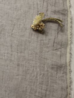 リネンガーゼ アンヌ　グレー